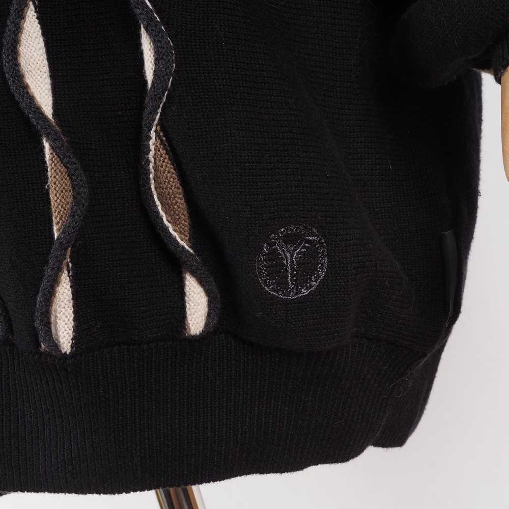 Carlo Colucci Carlo Colucci Vintage Black Knit Co… - image 3