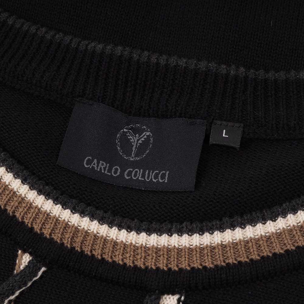 Carlo Colucci Carlo Colucci Vintage Black Knit Co… - image 5