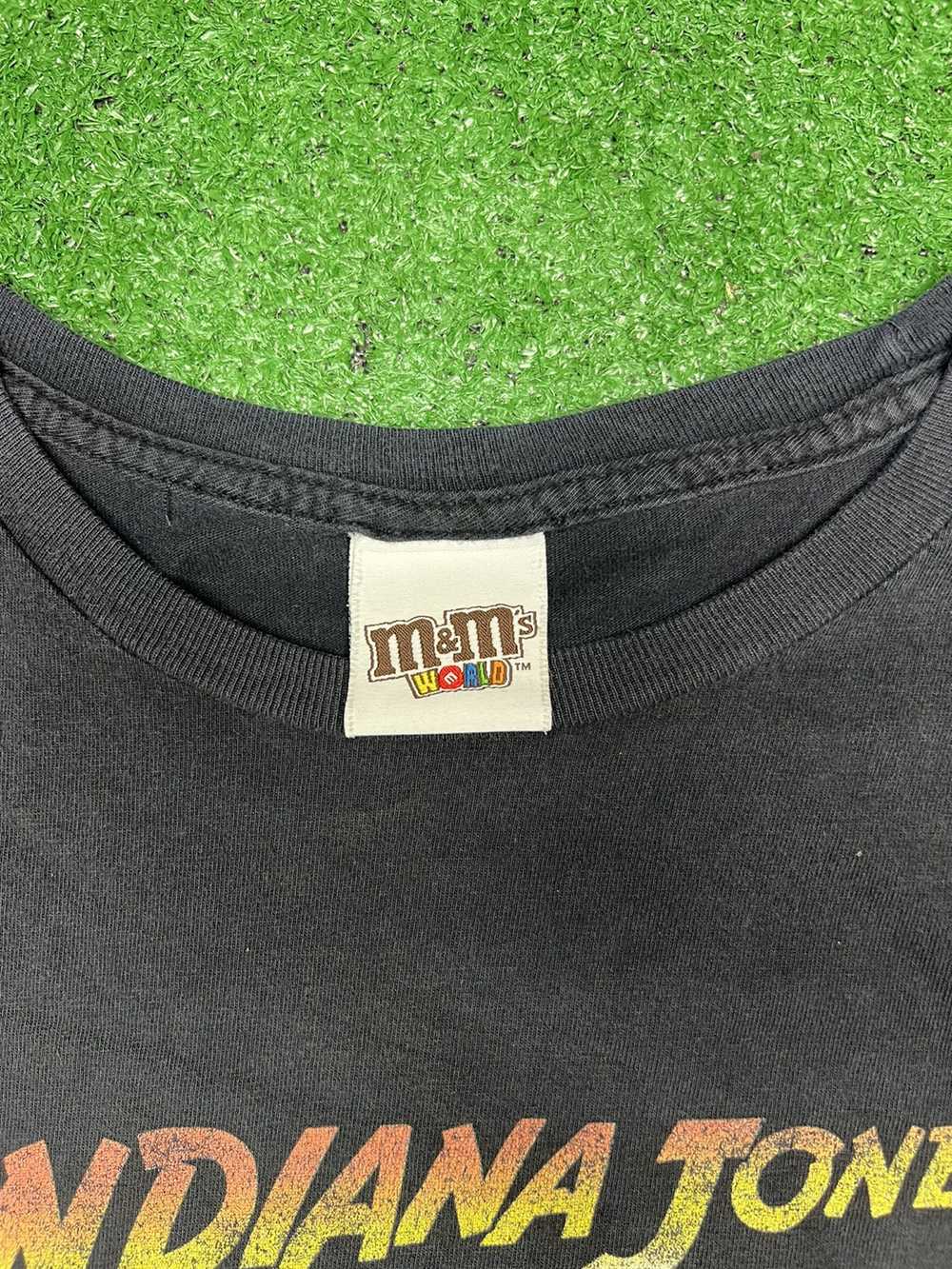 Vintage 2008 Indiana Jones M & M world promo shirt - image 3