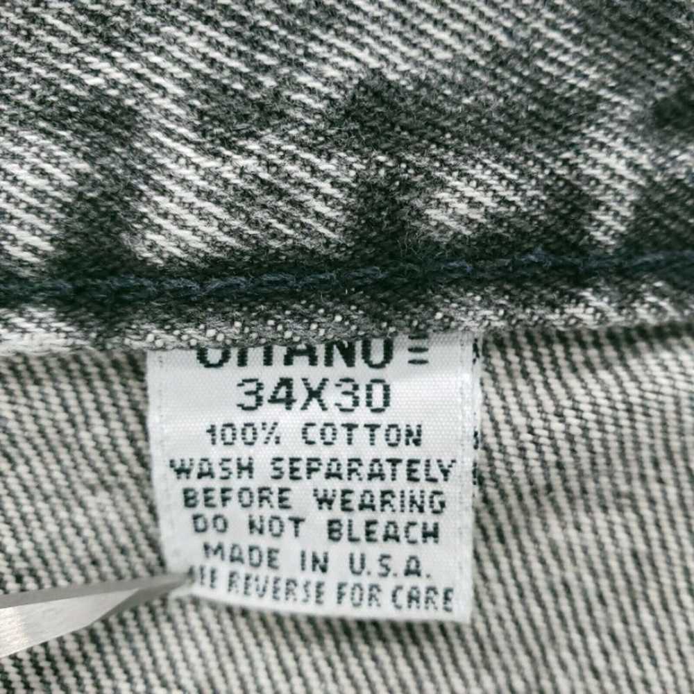 GITANO Vintage Gray Acid Wash Jeans Men's Size 34… - image 5