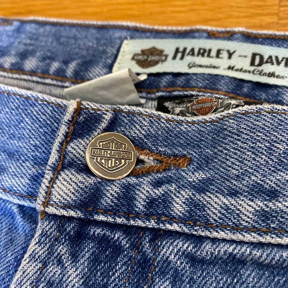 Mens Vintage Harley Davidson Jeans - image 4