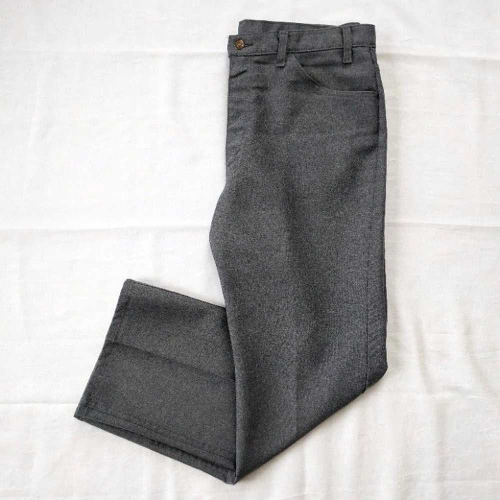 Levi's Vintage Gray Action Slacks Pants - image 1