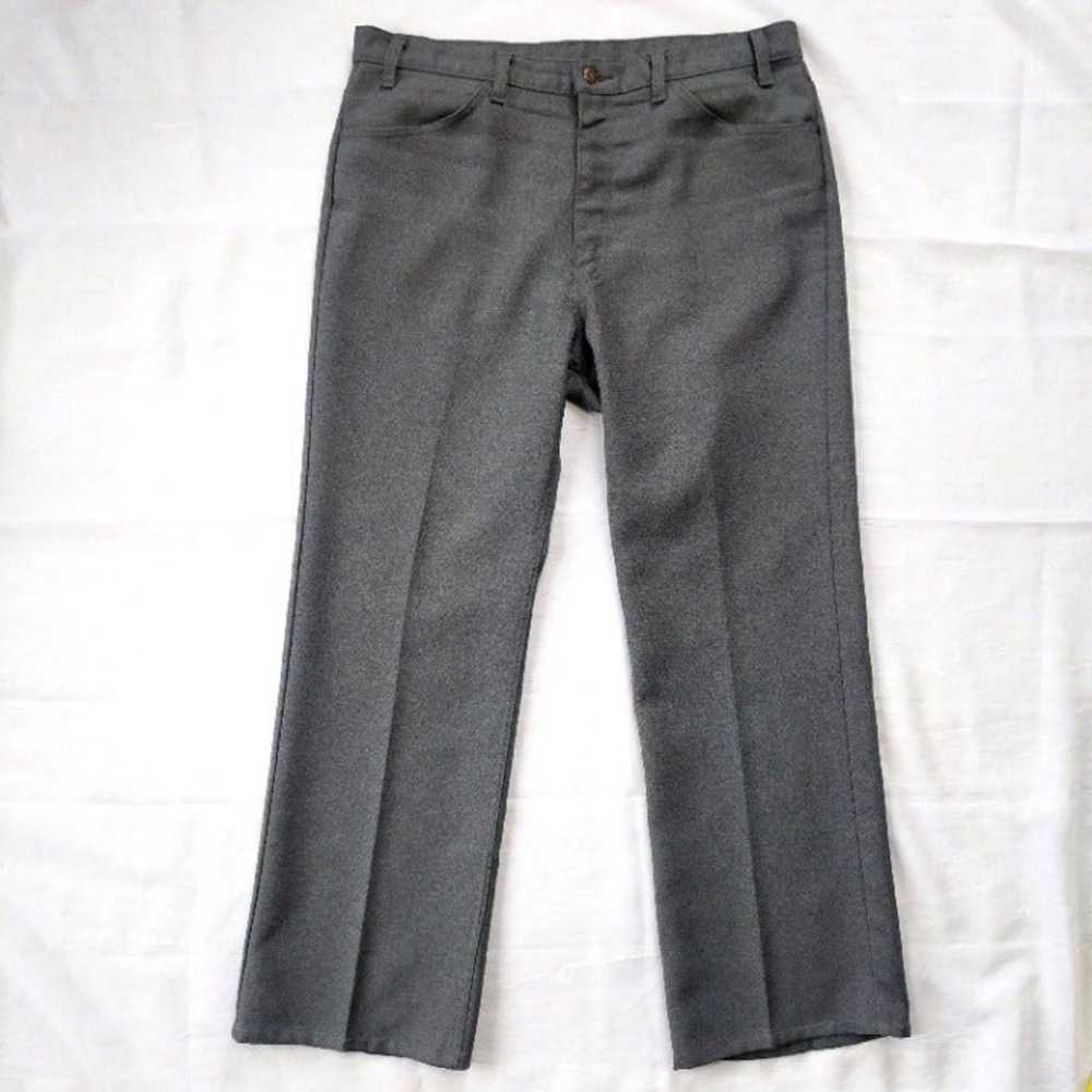 Levi's Vintage Gray Action Slacks Pants - image 2
