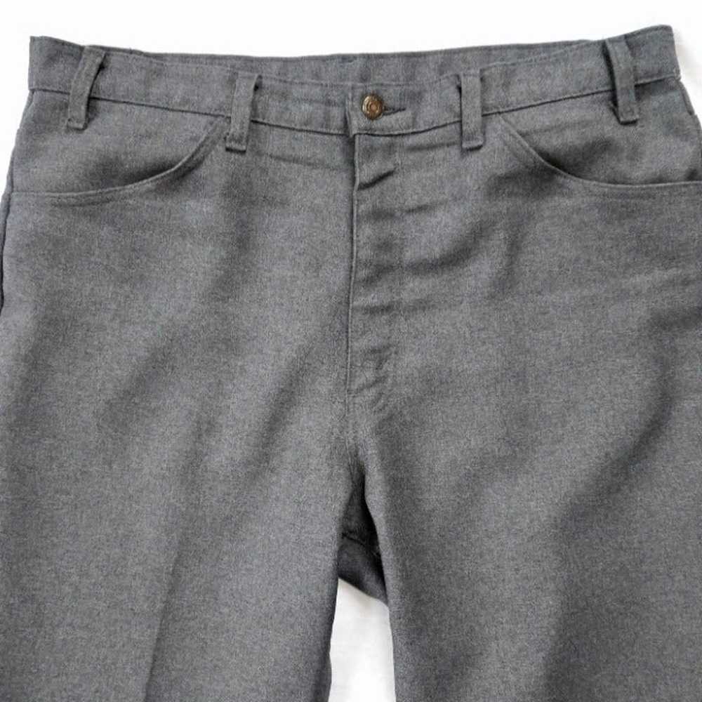Levi's Vintage Gray Action Slacks Pants - image 4