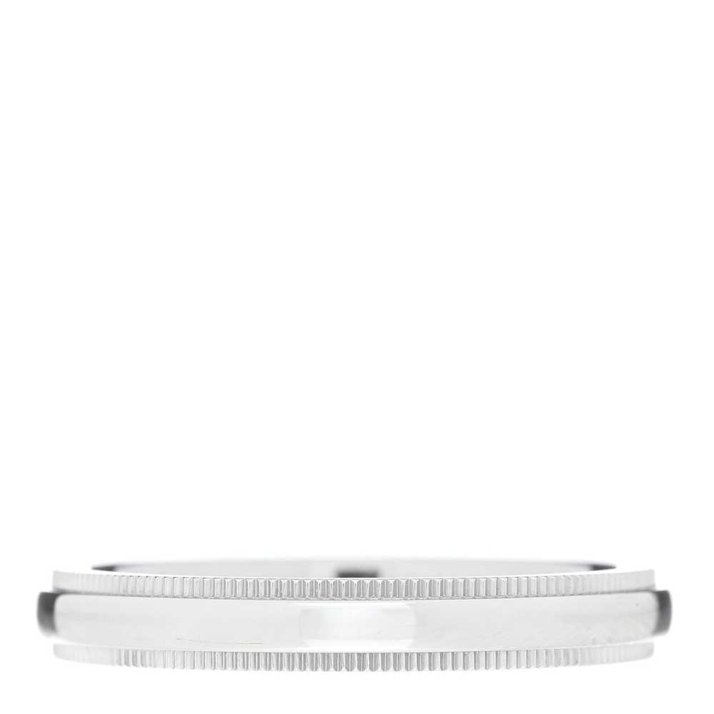 Tiffany & Co. Platinum Classic Double Milgrain We… - image 2