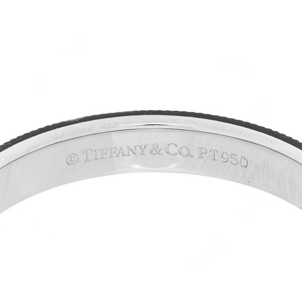 Tiffany & Co. Platinum Classic Double Milgrain We… - image 4