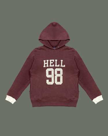 Hysteric Glamour Vintage 90s HELL Football Hoodie