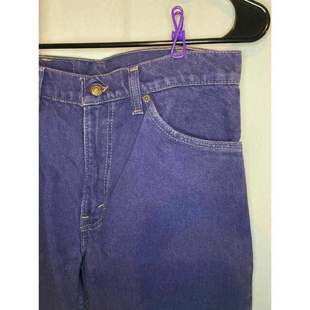 Vintage Levi's 550 USA Made Purple(?) Color Jeans… - image 2