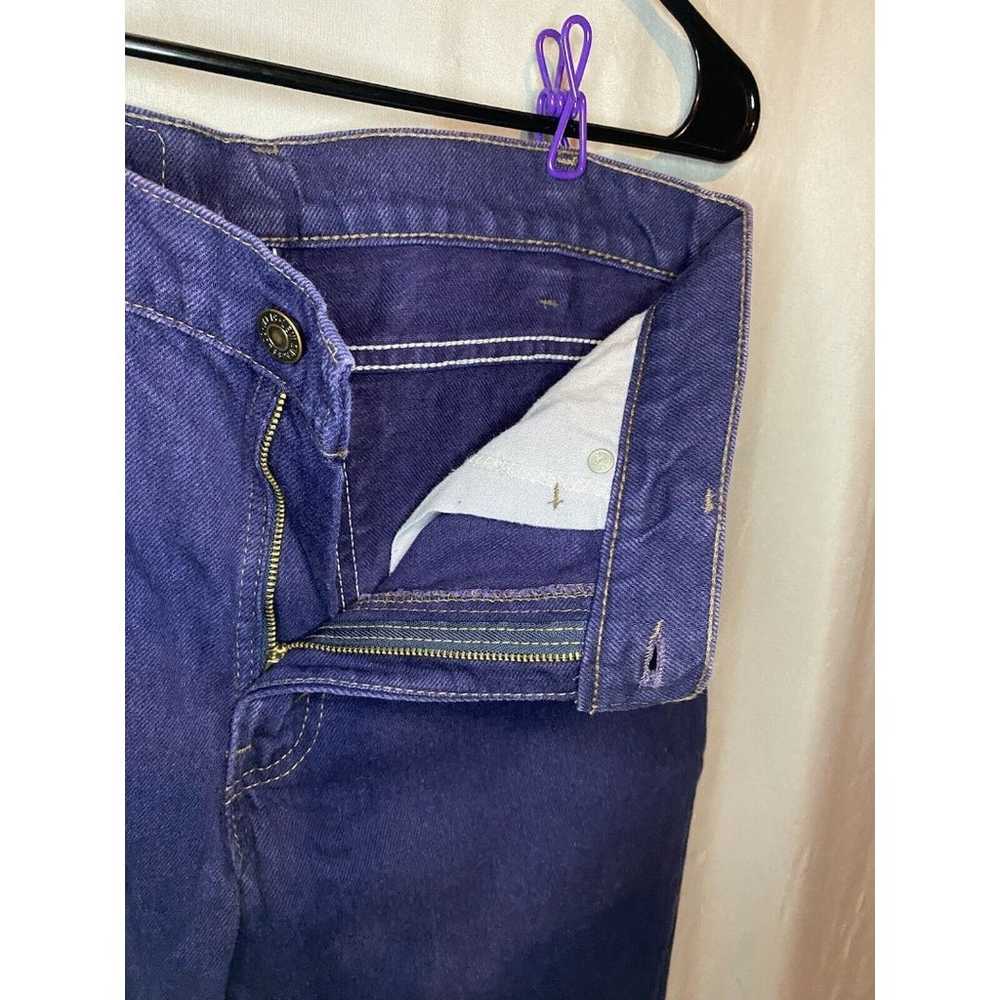 Vintage Levi's 550 USA Made Purple(?) Color Jeans… - image 3