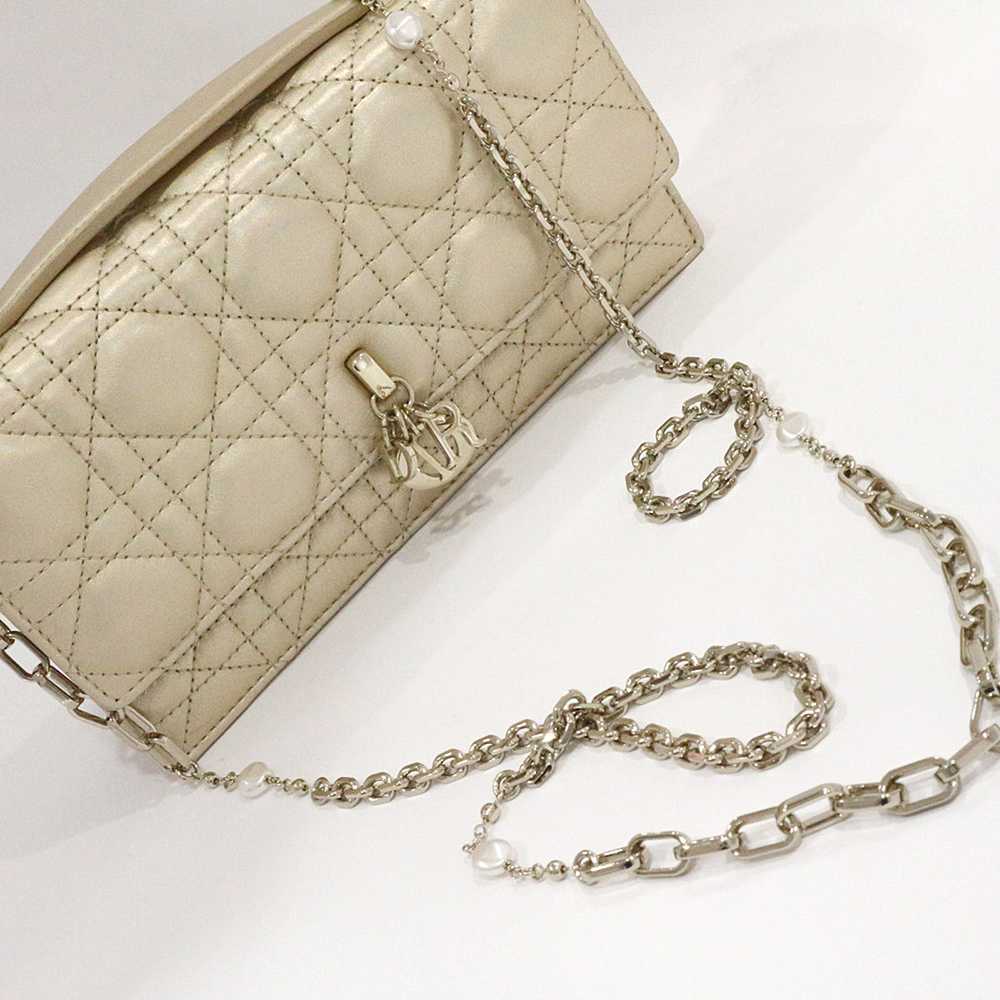 Dior Dior Mini Bag Chain Miss Dior Cannage Lambsk… - image 3