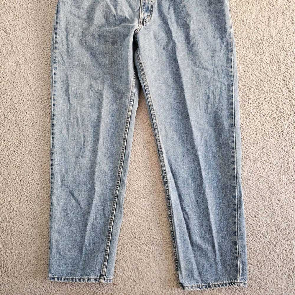 Vintage Levis Jeans Mens Size 38x32 Blue Silver T… - image 2