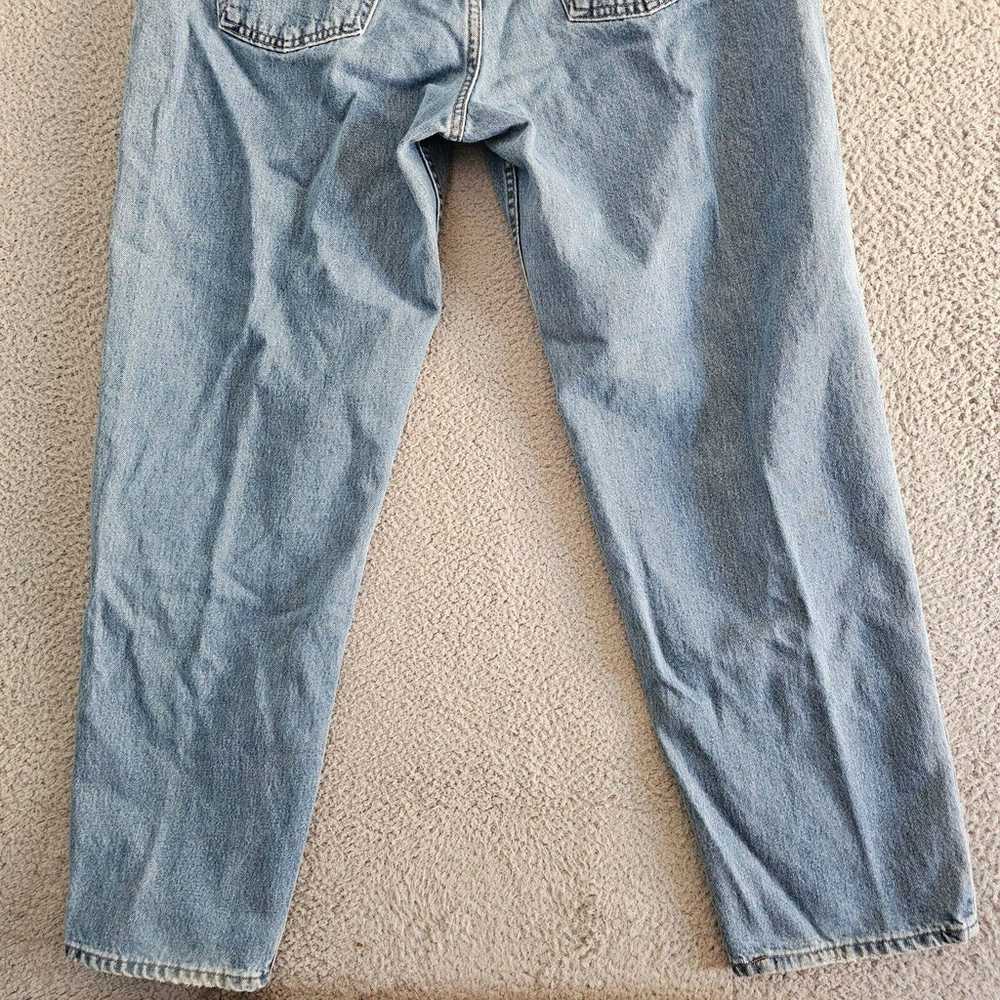 Vintage Levis Jeans Mens Size 38x32 Blue Silver T… - image 4