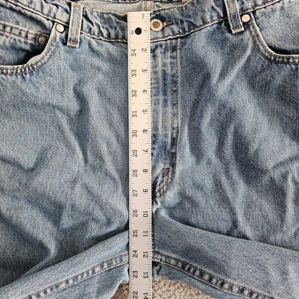Vintage Levis Jeans Mens Size 38x32 Blue Silver T… - image 8