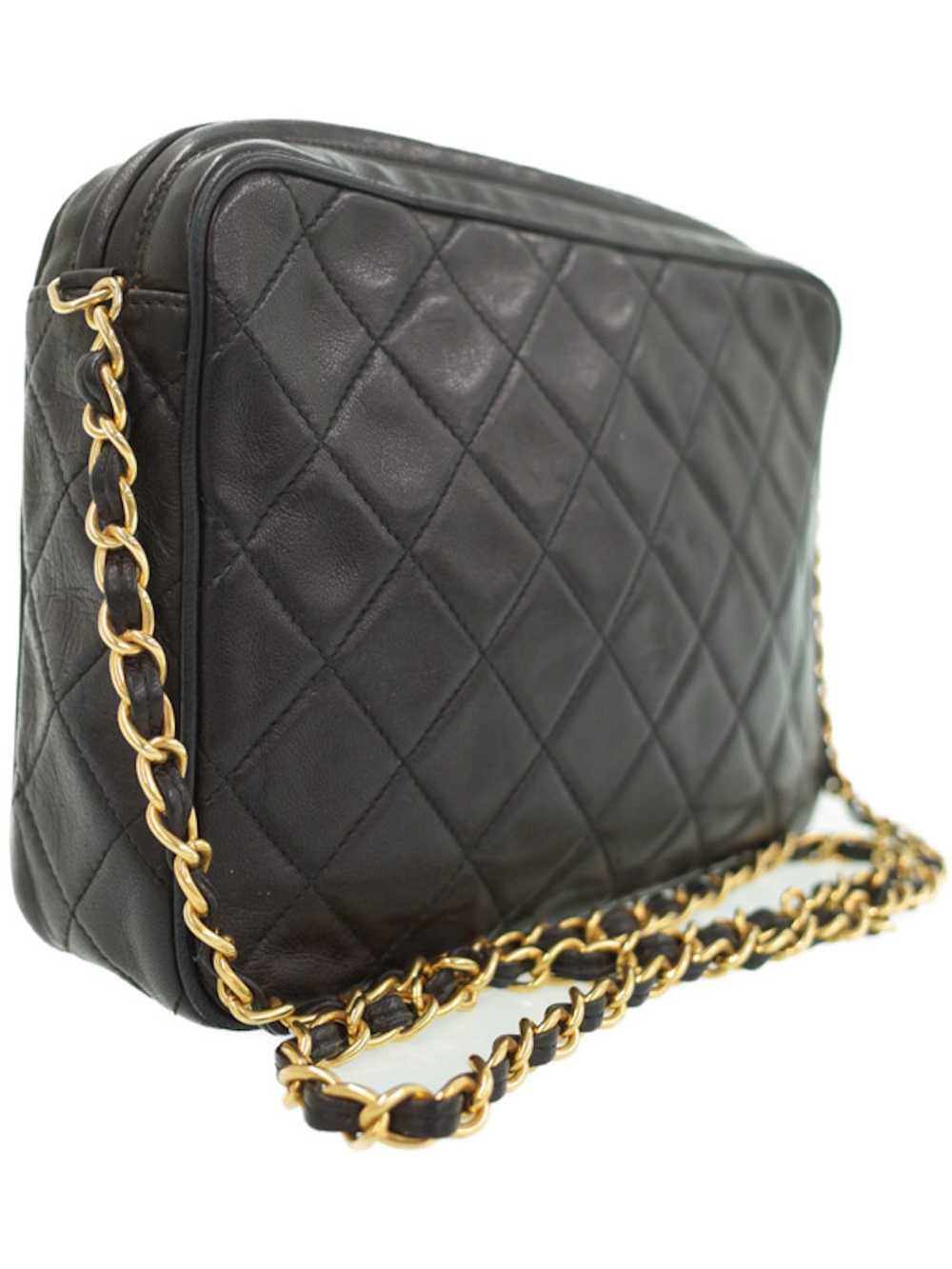 Chanel Chanel Matelasse Chain Shoulder Bag Black - image 2