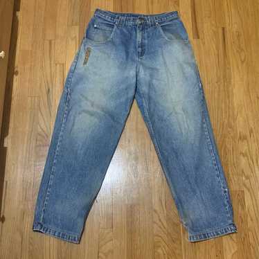 Wake Shein Curve Jeans, Women's Plus Size 2XL, Blue, Denim, Cargo, Pockets
