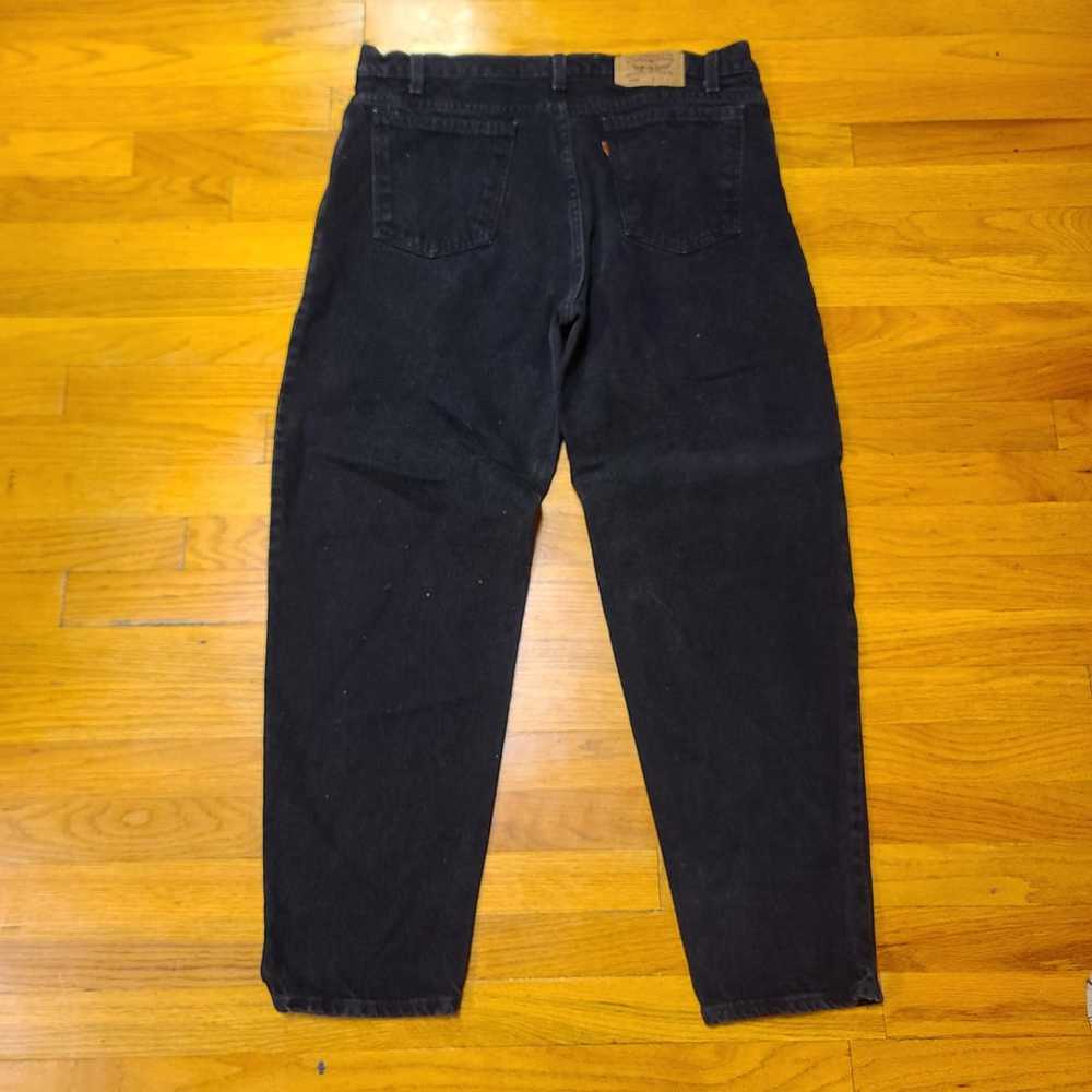 VTG 90s Made in USA Levi's 550 Orange Tab Jeans 3… - image 5