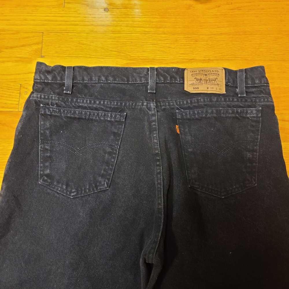 VTG 90s Made in USA Levi's 550 Orange Tab Jeans 3… - image 6