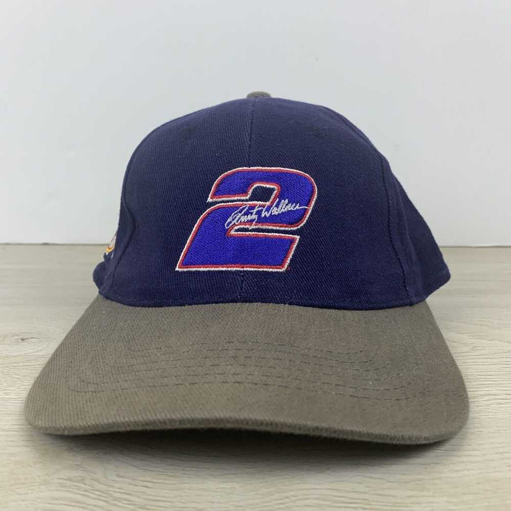 Other #2 Wallace NASCAR Hat Adjustable Adult Blue… - image 1