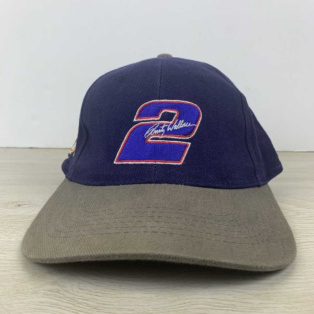 Other #2 Wallace NASCAR Hat Adjustable Adult Blue… - image 2