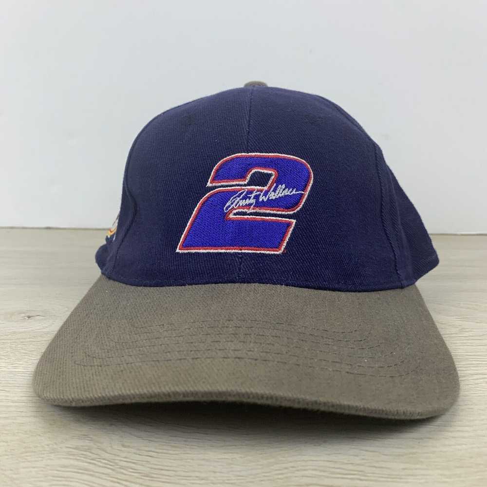 Other #2 Wallace NASCAR Hat Adjustable Adult Blue… - image 3