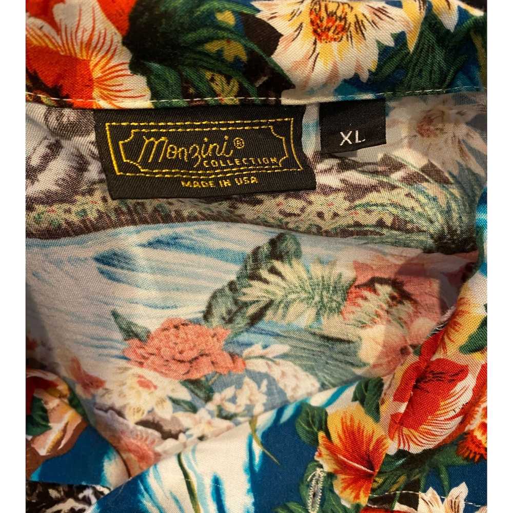 Other Monzini Collection Hawaiian Shirt, Extra La… - image 3