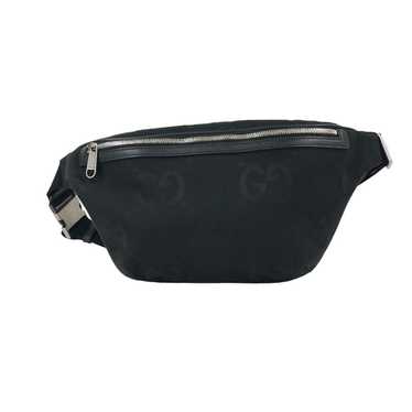 Gucci GUCCI Jumbo GG Belt Bag Black Waist Bag