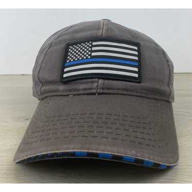 Other USA Flag Hat Blue Line Police Hat Adjustabl… - image 1