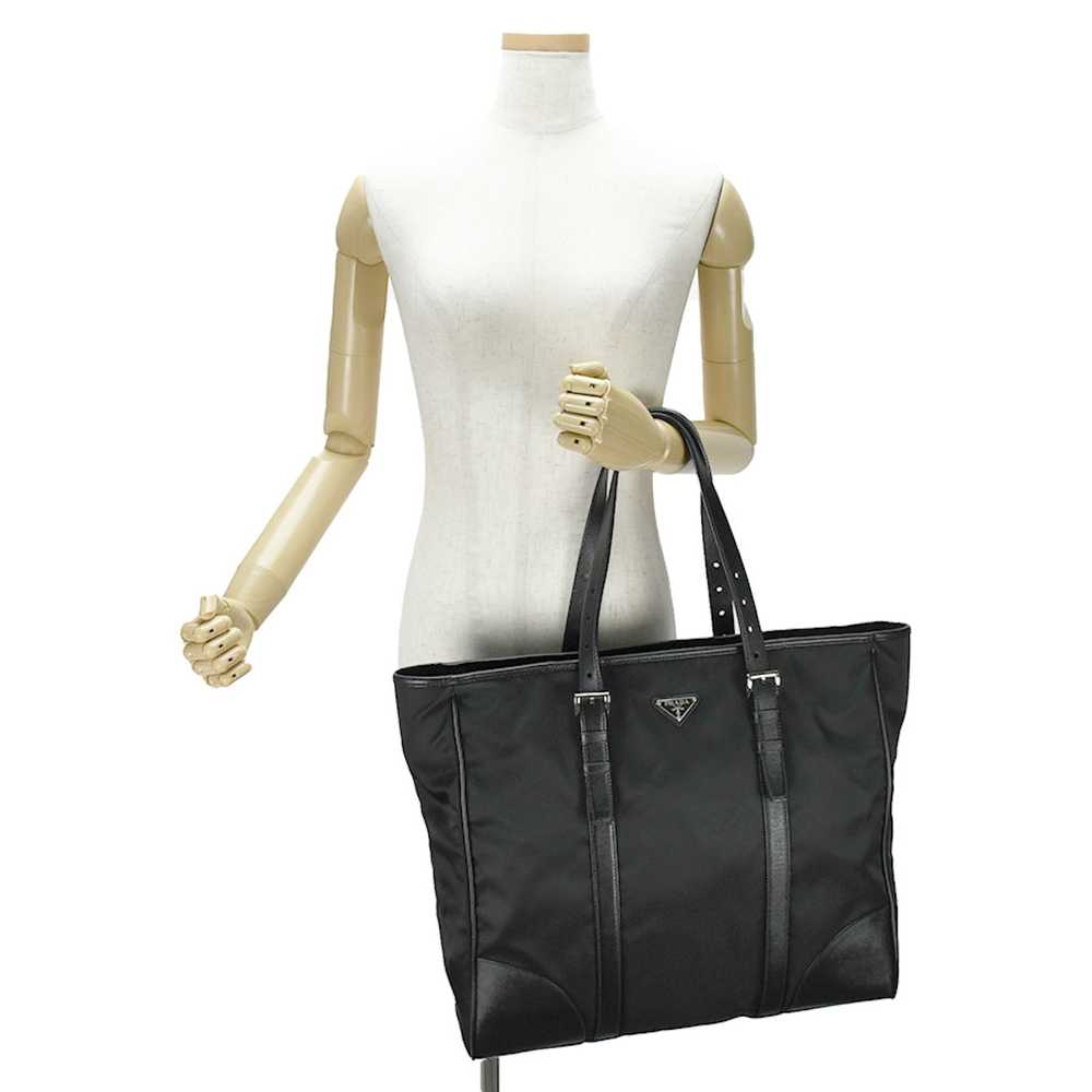 Prada Prada Tote Bag Shoulder Bag Nylon Saffiano … - image 5