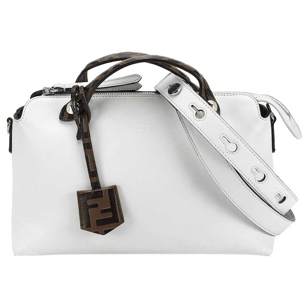 Fendi Fendi Visible Medium 2way Handbag Leather W… - image 1