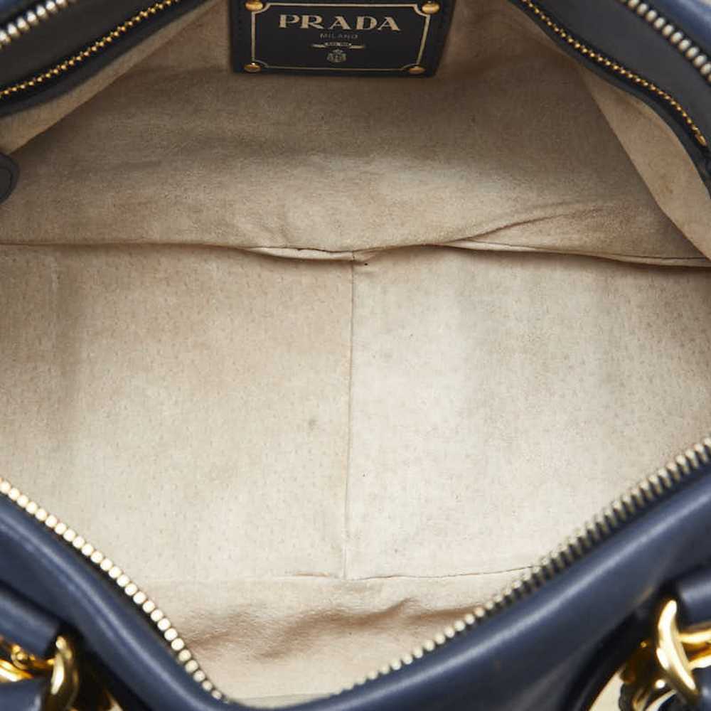 Prada Prada Leather Shoulder Bag Black - image 6