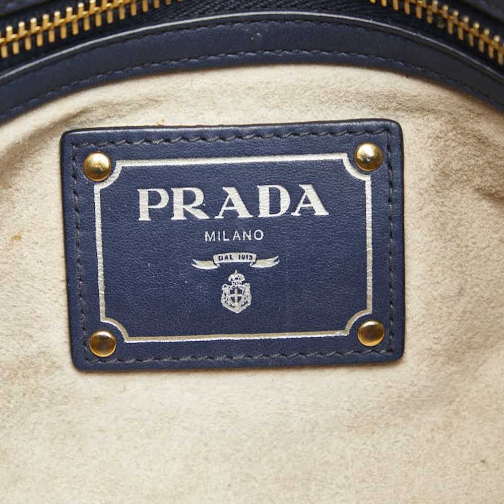 Prada Prada Leather Shoulder Bag Black - image 7