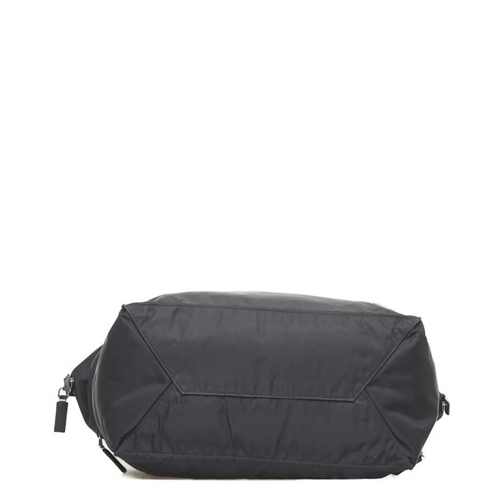 Prada Prada Tote Bag Handbag Black Nylon Leather - image 4