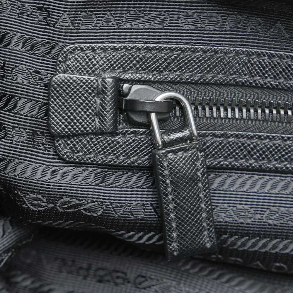 Prada Prada Tote Bag Handbag Black Nylon Leather - image 7
