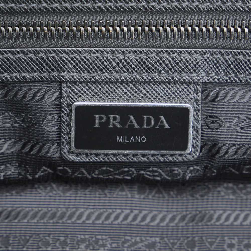 Prada Prada Tote Bag Handbag Black Nylon Leather - image 8