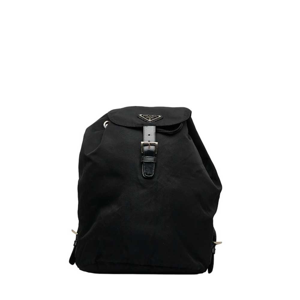 Prada Prada Rucksack Backpack Nylon Leather Black - Gem