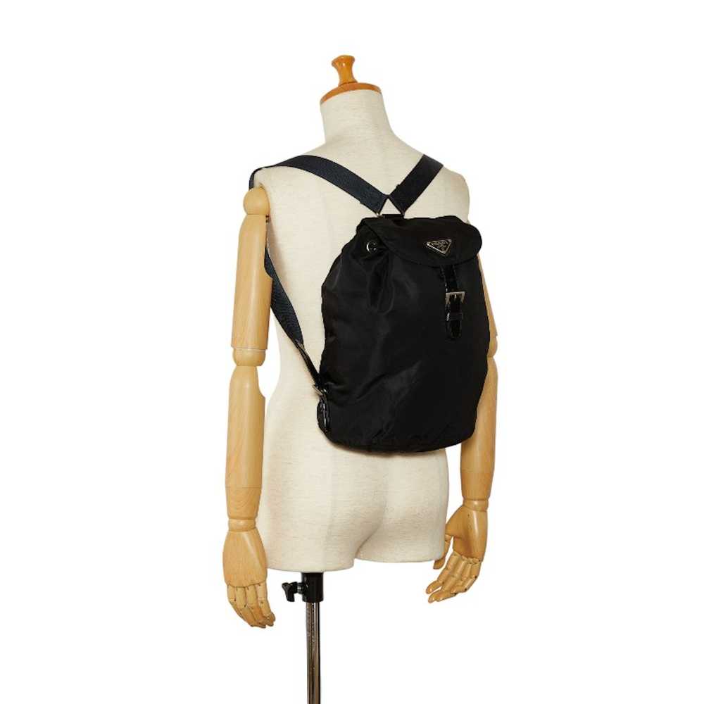 Prada Prada Rucksack Backpack Nylon Leather Black - image 7