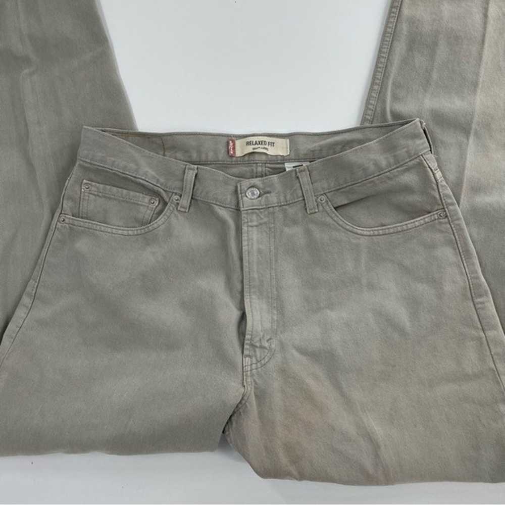 Vintage Red Blank Tab Levi's 550 Relaxed Straight… - image 7