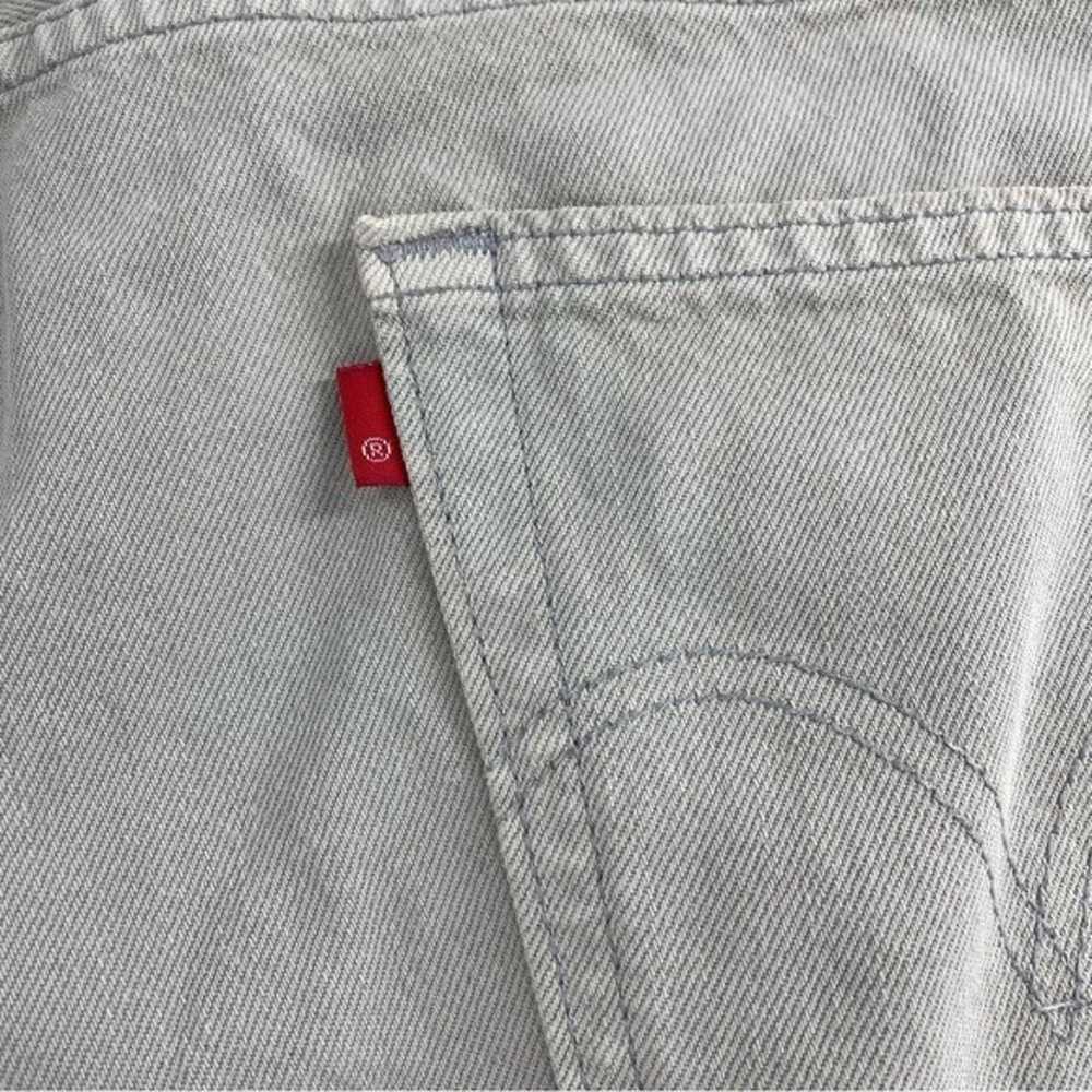 Vintage Red Blank Tab Levi's 550 Relaxed Straight… - image 8