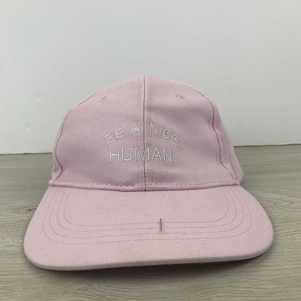 Other Be a Nice Human Pink Hat Adjustable Adult P… - image 1