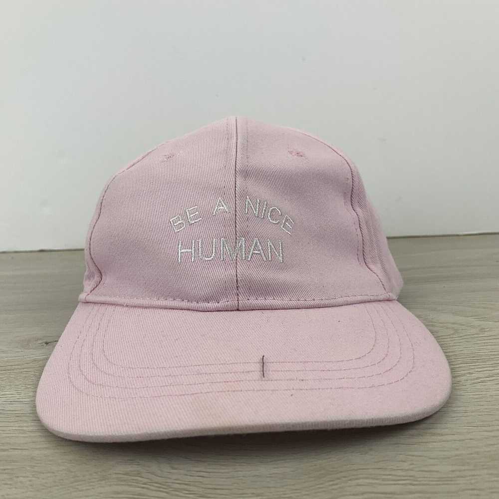 Other Be a Nice Human Pink Hat Adjustable Adult P… - image 2