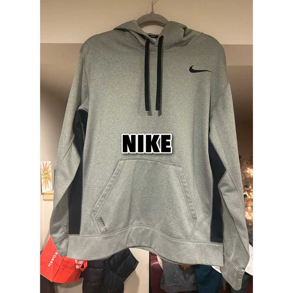Nike Nike Men’s Large Sweater Therma-Fit Gray Ath… - image 2