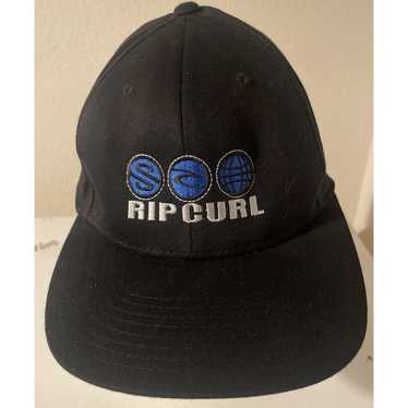 Rip Curl Rip Curl Hat Cap Black Surf Skater Yupoo… - image 1