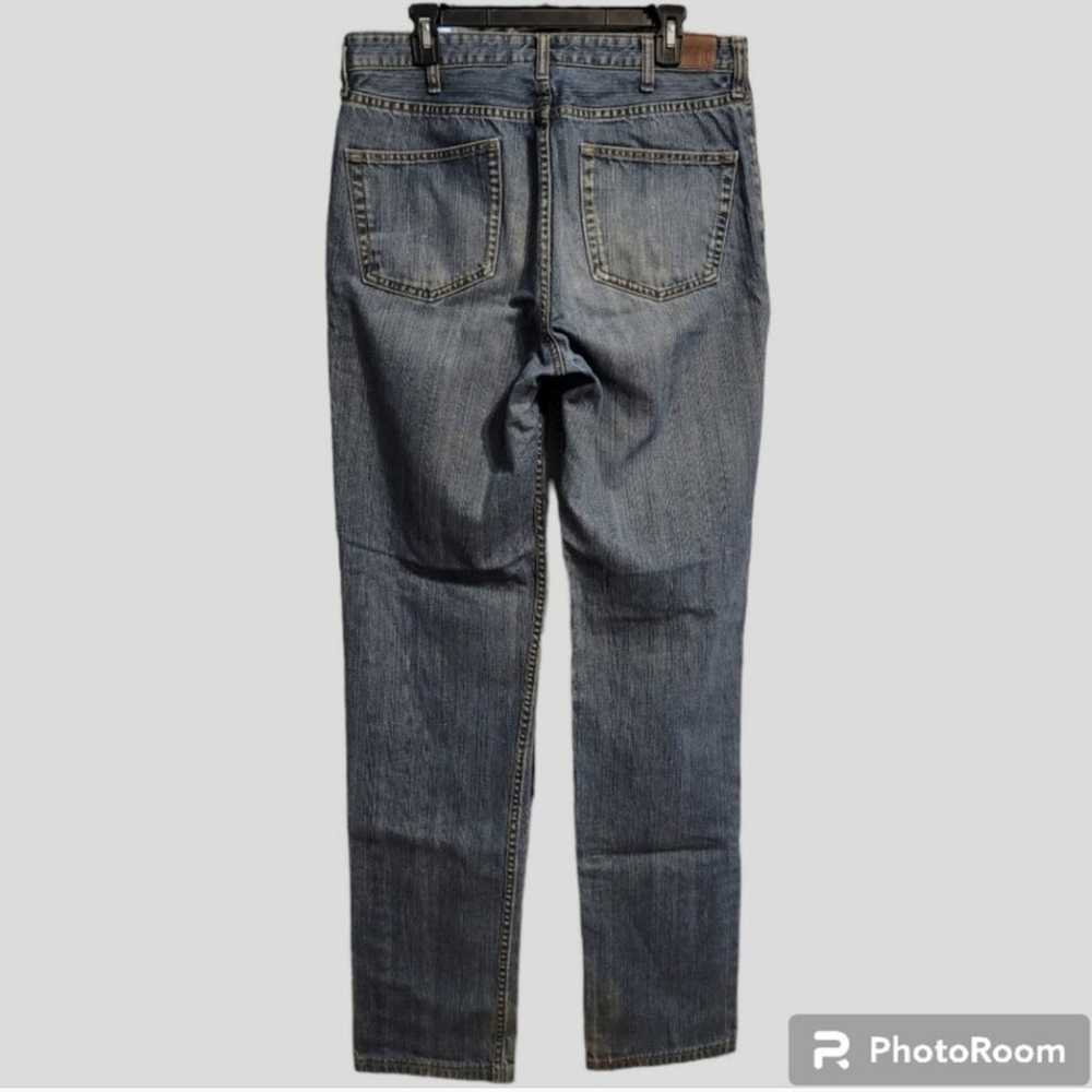 Vintage Lands' End Jeans Mens Tall 34x36 Blue Tra… - image 5