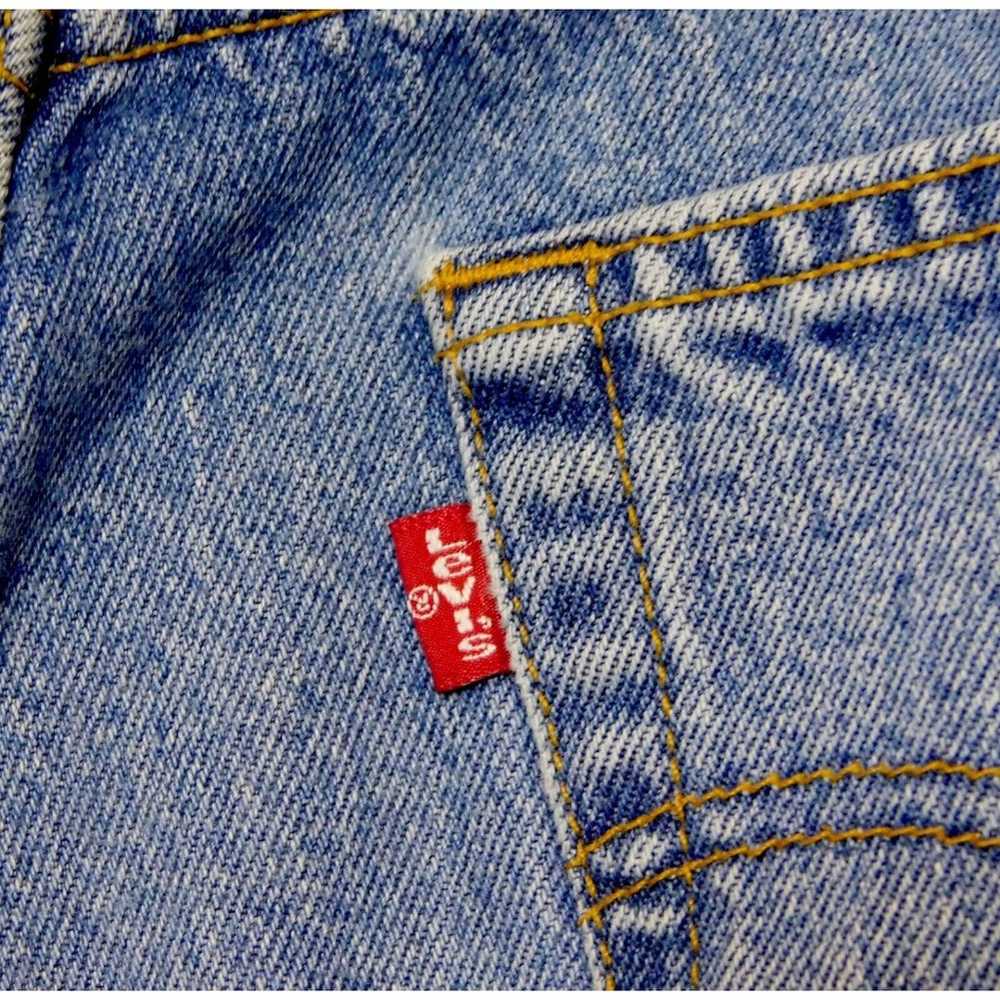 Levis 501 Vintage Button Fly Blue Jeans Straight … - image 6