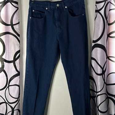 Jordache Jeans Men's 33x 32 Vintage Dark Denim Bl… - image 1