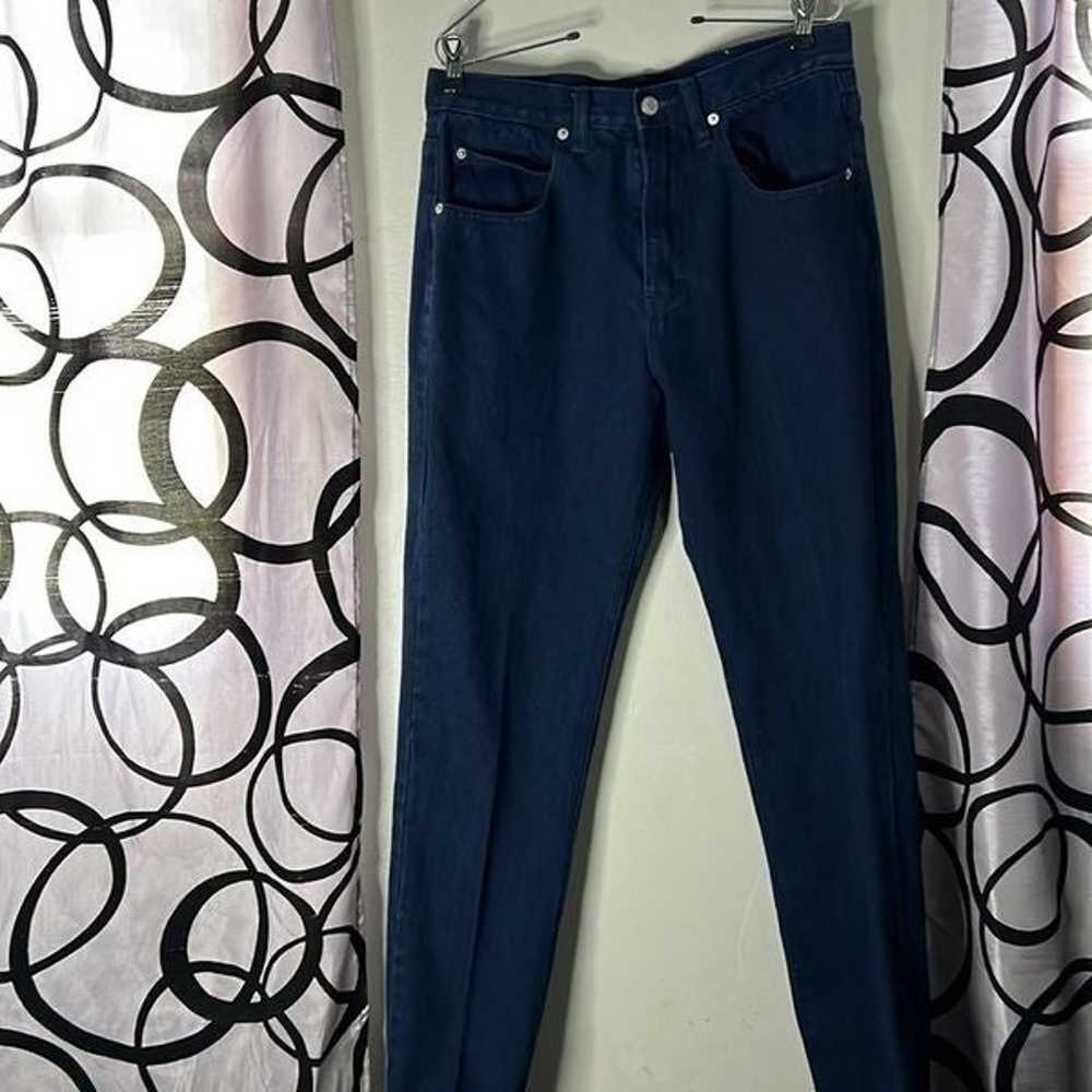 Jordache Jeans Men's 33x 32 Vintage Dark Denim Bl… - image 2