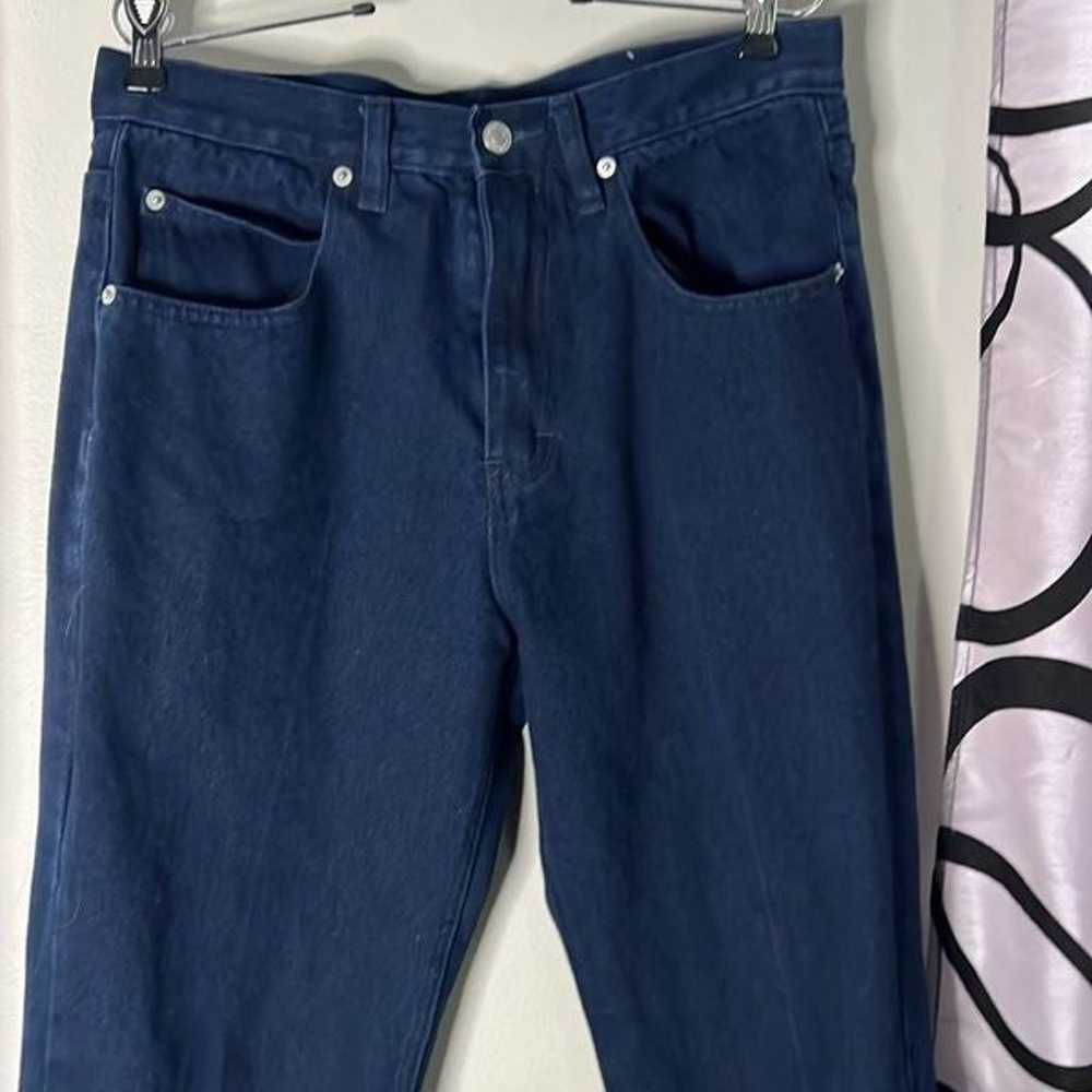 Jordache Jeans Men's 33x 32 Vintage Dark Denim Bl… - image 7