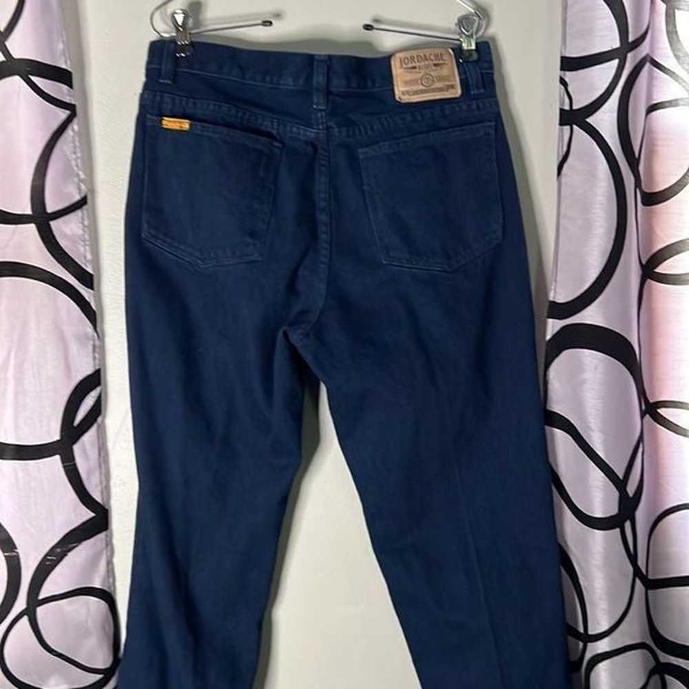 Jordache Jeans Men's 33x 32 Vintage Dark Denim Bl… - image 8
