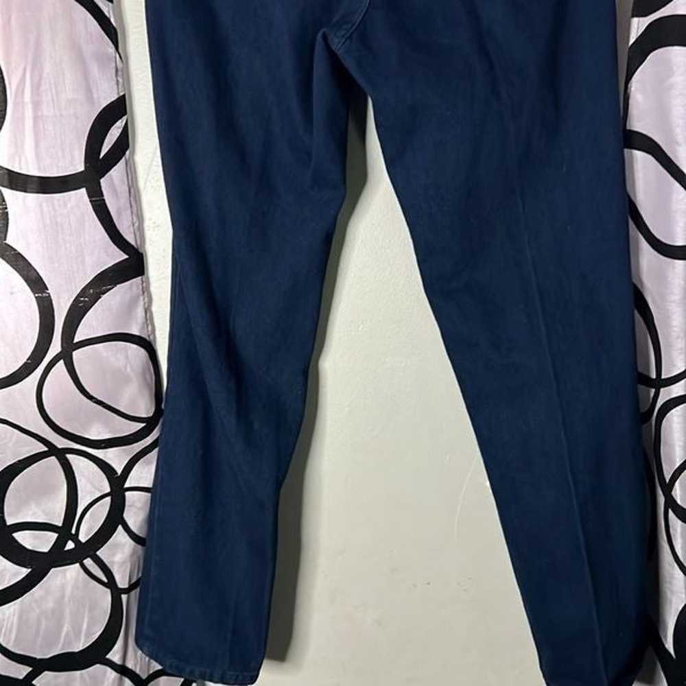 Jordache Jeans Men's 33x 32 Vintage Dark Denim Bl… - image 9