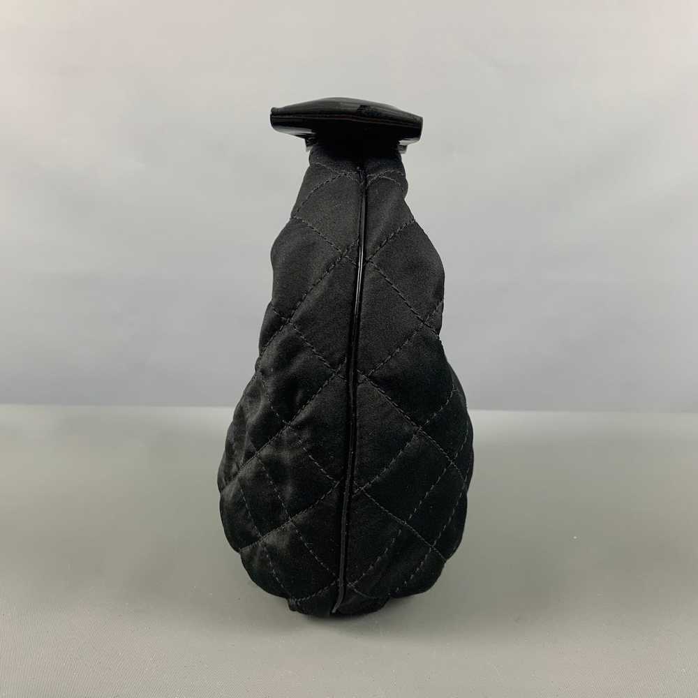 Moschino Black Quilted Mini Handbag & Leather Goo… - image 3
